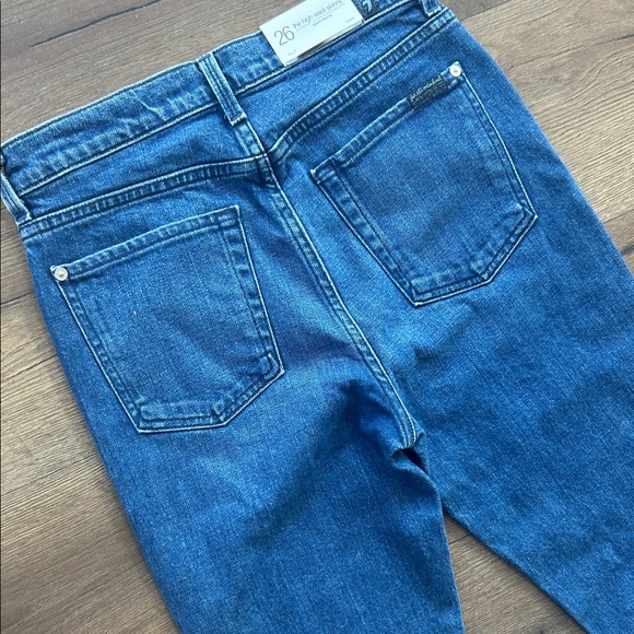 7 for all Mankind Blue and White Women's Jeans ! Size 26 - Picture 7 of 8